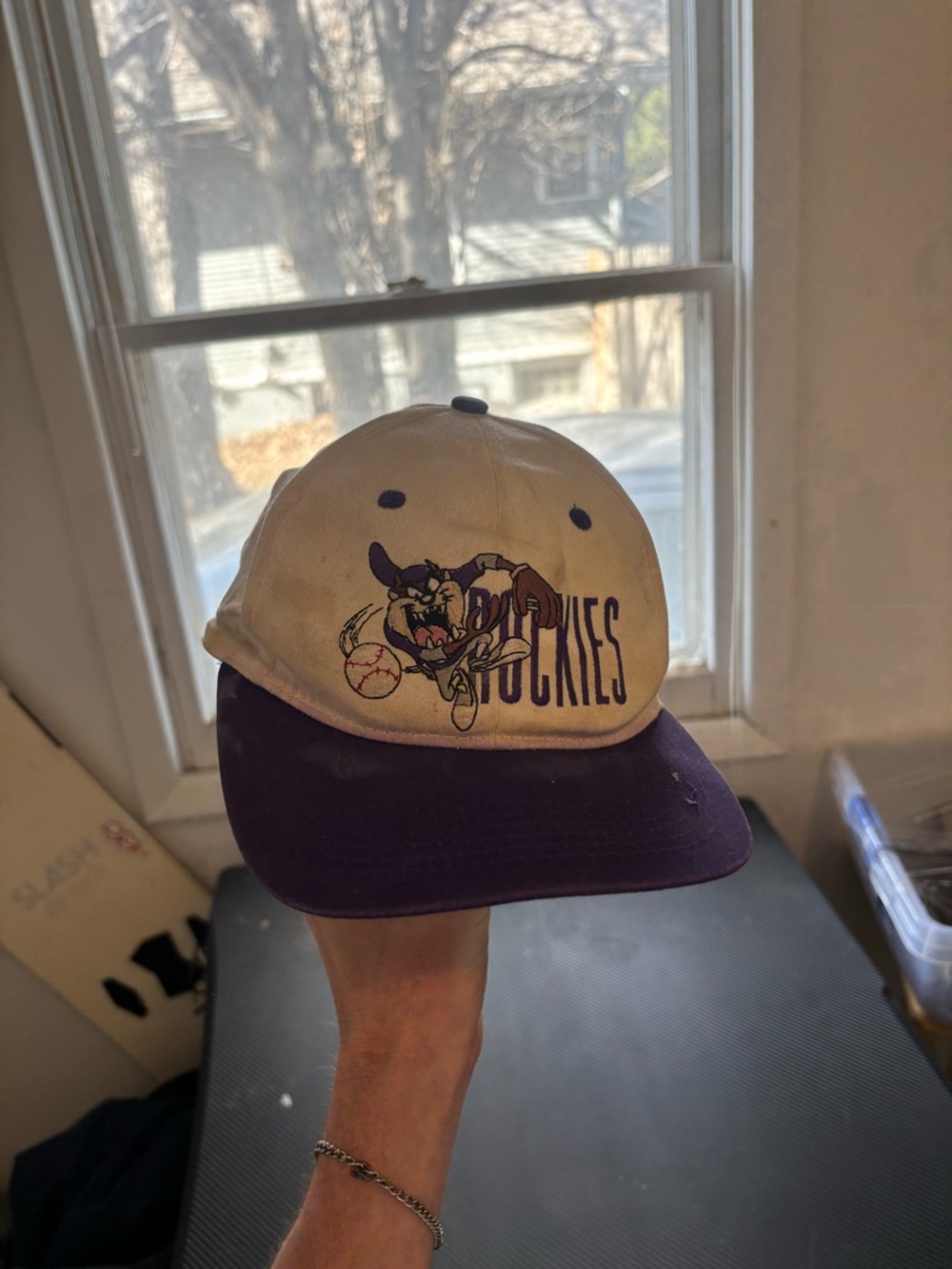 Vintage Rockies Mlb tasmanian Devil baseball cap
